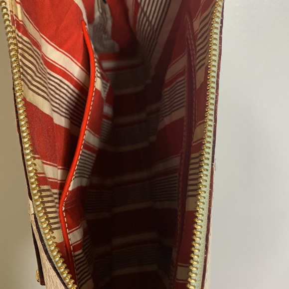 Kate spade white leather hobo purse red strap - Picture 7 of 7